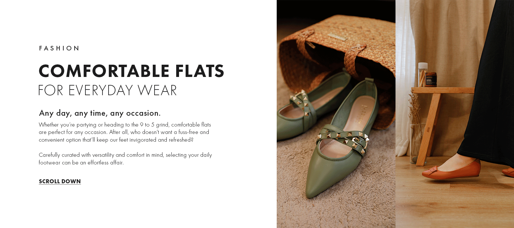 How to style dress flats for any occasion.